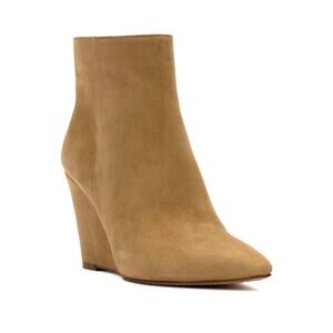 Vince Camuto Teeray Wedge Bootie Tortilla Trusue size 10